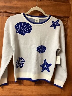 NWT Nikka K Seashell Sweater